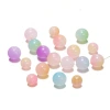 8mm bicolor imitación jade cuentas de cristal cuentas de borrado cuentas redondas cuentas soltas hechas a mano pulsera diy accesorios accesorios cuentas con cuentas Item Picture